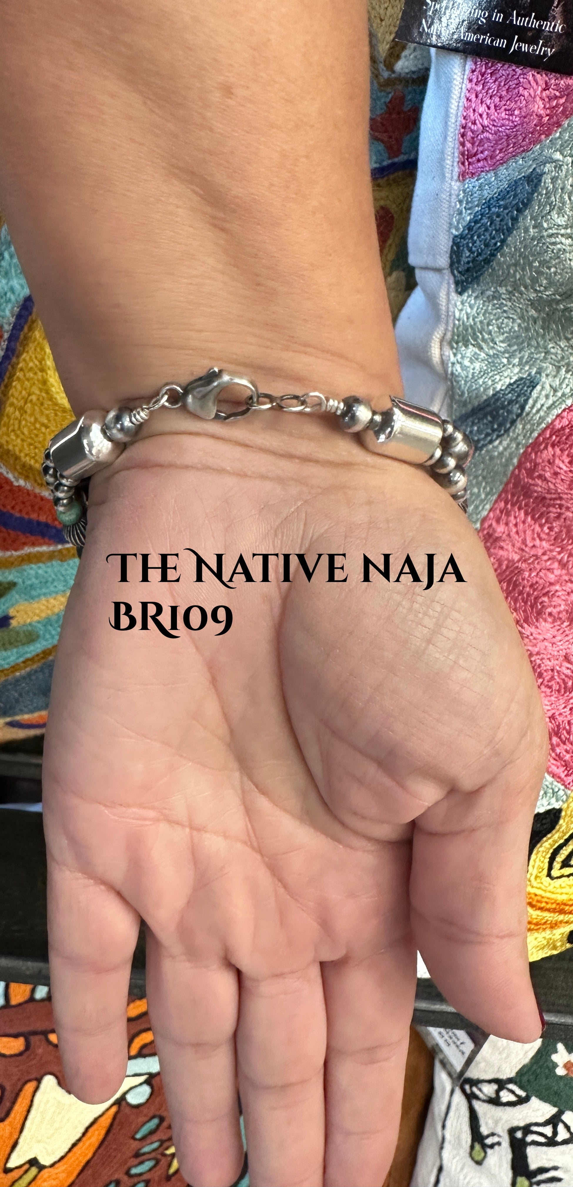 Navajo 3 Strand Navajo Pearl Bracelet 7" Max Length BR109