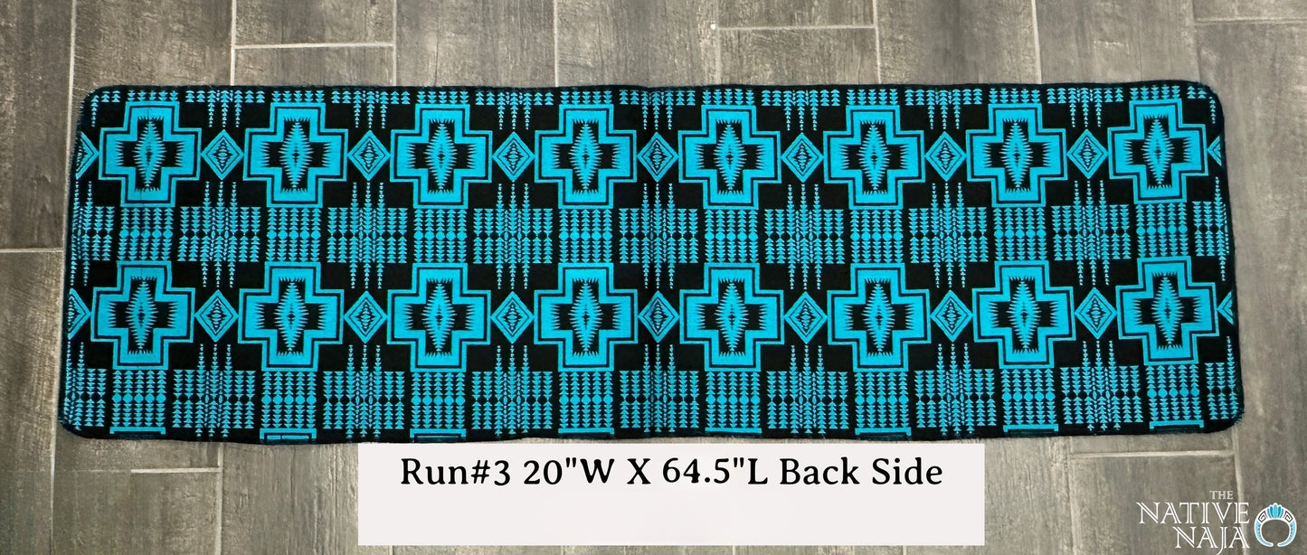 Multi Color Cross Aztec Table Runner Run3