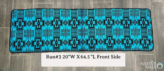 Multi Color Cross Aztec Table Runner Run3