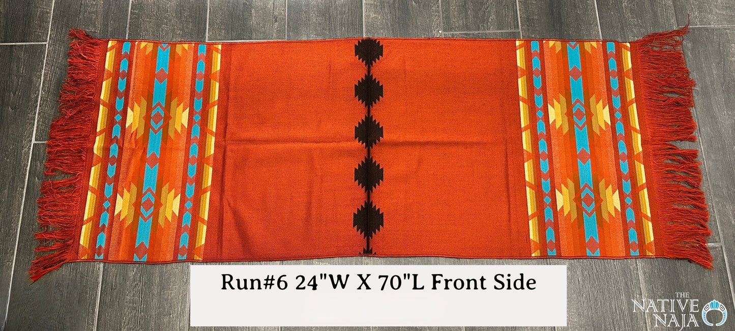 Multi Color Aztec Table Runner Run6