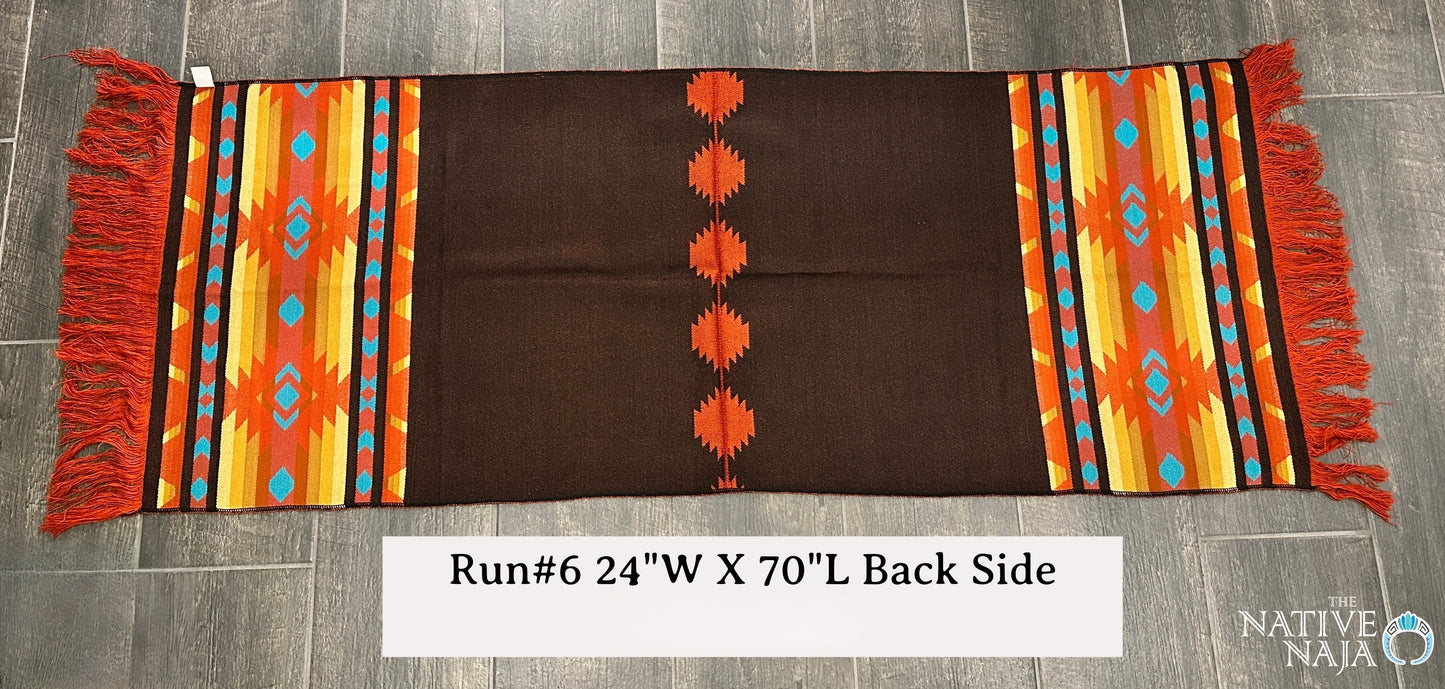 Multi Color Aztec Table Runner Run6